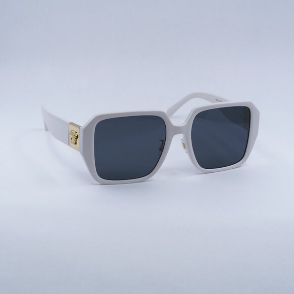Versace Accessories - 🕶️ New Versace VE4472D 548487 Sunglasses - Ivory White Frame, Grey Lenses